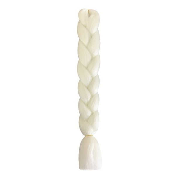 Fiudx Extensiones de Fibra Sintética con Colores Vibrantes, Trenzas de Crochet Cómodas, Rastas de Mantenimiento, para Fiestas, Estilo Femenino, Diseño Pre-Bacteria.