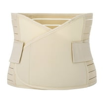 Ploknplq Shapewear for Women,Tummy Tuck Compression Garment,Stomach Wrap,Postpartum Belt Strong Plastic Belly Breathable Belly Girdle Belt,Postpartum Belly Band,Postpartum Belly Band Beige One Size