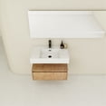 thumbnail image 2 of 30 inch Wall-Mounted Vanity with Resin Sink and Adjustable Distance for Personalized Bathroom Layout, 2 of 7