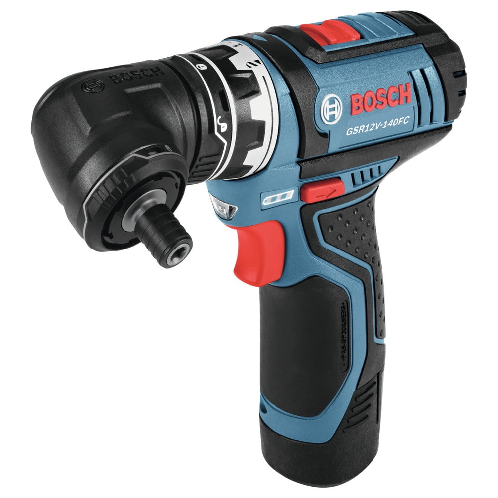 Restored Bosch GSR12V-140FCB22 12V Cordless Drill Driver, 2Ah, 265In-Lbs, 1300RPM, 5 Piece (Refurbished)