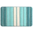 thumbnail image 1 of 1 Pice Couleur Cyan 40 X 60 Cmtapis De Bain Antiderapant,extra Doux Tapis Salle Bain,lavable En Machine,absorbente L'eau, 1 of 5