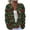 E Green, variant on Auroural Ladies Sweaters Long Sleeve V-Neck Sweaters for Women Plus Size Cardigan Button Up Ladies' Casual Printed Knitted Cardigan with Button Up Jacket and Top