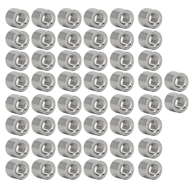 Kit d'Écrous de Couplage, 50 Pcs Écrous de Couplage Ronds Écrou de Connecteur Rond Fiable et Durable