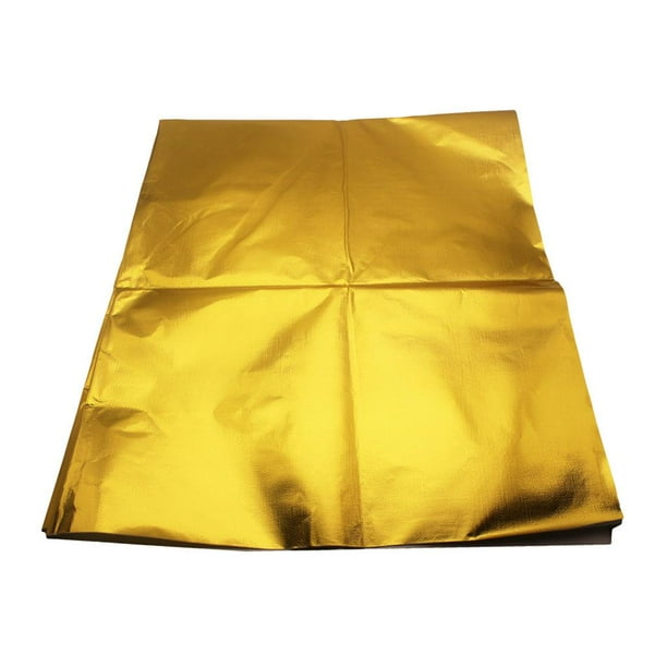 Manta de Aluminio para Temperatura REFLECT GOLD Barrera de Motor Hoja de 39 "x47"