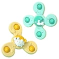 thumbnail image 3 of 3PCS Suction Cup Spinning Top Sensory Toys For Toddlers Age 1-3, Infant Baby Toys 12-18 Months Suction Cup Spinner Toy, Learning Toys For 1 2 Year Old Boy Gifts, Christmas Birthday Gifts, 3 of 4