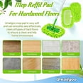 thumbnail image 6 of 4Pcs Reusable Microfiber Mop Pads Compatible with Sweeper Mop, Replacement Wet Mopping pad Refills & Washable Dry Sweeping Cloths for Surface/Hardwood Floor Cleaning(Mop is not Included), 6 of 10