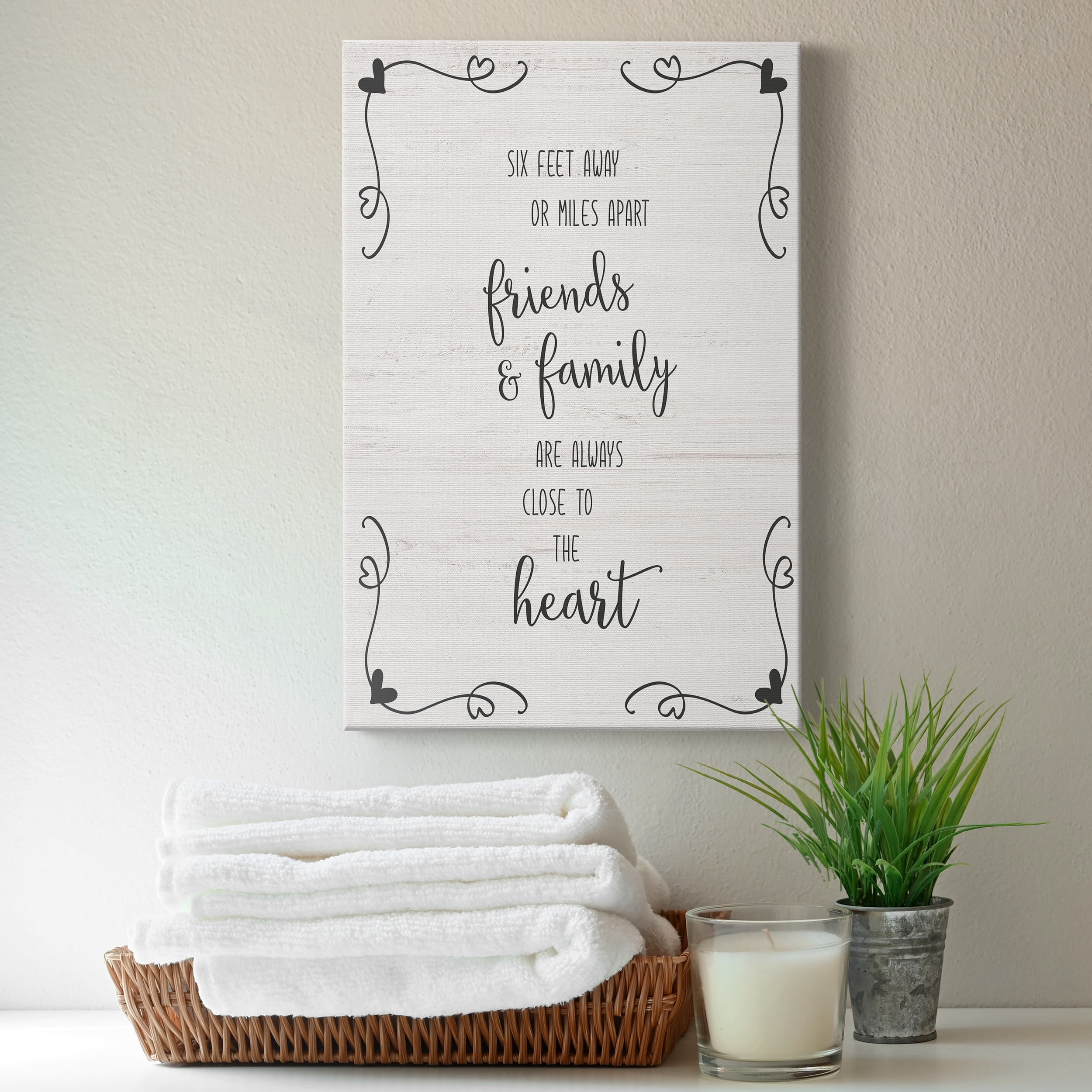 Six Feet Premium Gallery Wrapped Canvas - Ready to Hang - 24 x 36