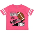 thumbnail image 3 of Inktastic Little Sister and Biggest Fan Football Player Girls Toddler T-Shirt, 3 of 5