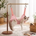 thumbnail image 6 of YZAPOII Pet Grooming Hammock for Cats Dogs, Breathable Sling for Nail Trimming and Bathing, Pink, 6 of 6