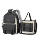 thumbnail image 1 of Mochila Escolar Viaje Bolsa Impermeable Mochilas Reforzada 2 En 1 Negra, 1 of 5
