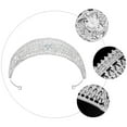 thumbnail image 4 of Diadema nupcial de estilo real, diadema de boda, diadema de Tiara de reina real, 4 of 6