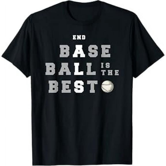 Baseball is the best. End ALS. Find A Cure For ALS. T-Shirt