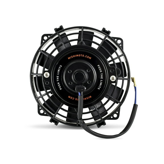 Mishimoto MMFAN-6 Slim Electric Radiator Fan, 6” Universal Fit, 12 Volts, Black