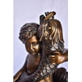 thumbnail image 6 of Nifao Large Cupid Outdoor Fountain Statue, Bronze Garden Water Feature Sculpture for Patio & Yard – Garden Water Feature Sculpture, 32"L x 28"W x 61"H, 6 of 11