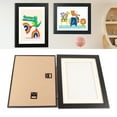 thumbnail image 4 of Kids Art Frames A4 Front Opening Changeable Shatter Resistant Picture Display Frame for Drawings Schoolworks Black, 4 of 6
