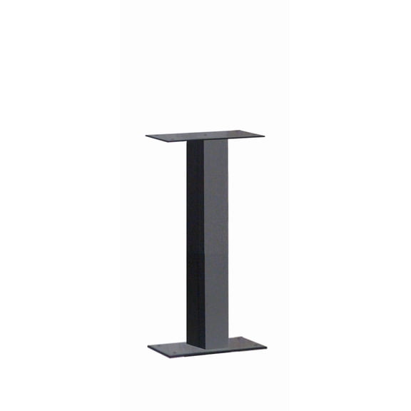 Architectural Mailboxes Oasis 28" H Pedestal Galvanized Steel Mailbox Post, Compatibility Code H, K, 5106B, Black