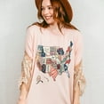 thumbnail image 5 of USA Map Christian Patchwork T-Shirt – Bible Verse States Tee with Patriotic Faith Design – 4th of July Shirt for Women, Faith-Based America Map Top, Scripture Tee, 5 of 7