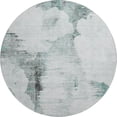 thumbnail image 2 of Addison Rugs Mayfield Washable Transitional Modern Teal Round Rug, 8' x 8', 2 of 5