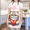 thumbnail image 4 of Happy Valentine's Day Exotic Shorthair Brings Love Heart Apron Cat Lover Kitten Owner Gifts for Cooking Grilling Baking Painting Gardening - 02028, 4 of 5