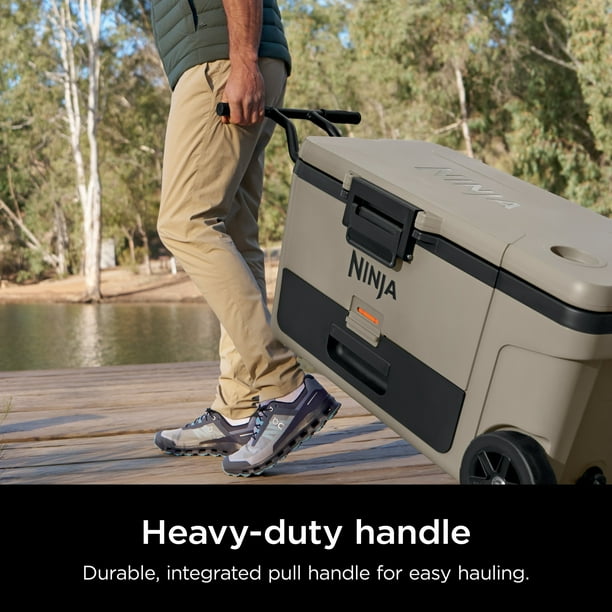 Ninja Outdoor FrostVault™ 65qt Wheeled Cooler with Cold Dry Zone