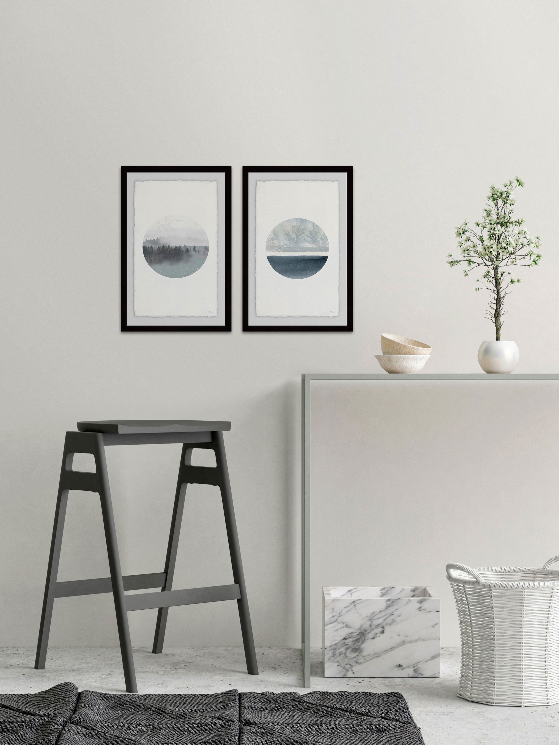 Marmont Hill Printed Framed Art Prints, Set of 2, by Eyre Tarney