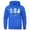 Blue, variant on CONFREE Mens Hoodies Usa Flag Letter Prints Hoodies For Men Graphic Long Sleeve Casual Pullover Hooded Sweatshirts With Pockets