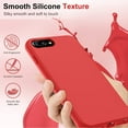 thumbnail image 3 of LeYi For iPhone 7 Plus and iPhone 8 Plus Case with [2 x Tempered Glass Screen Protector] for Men Boys, Full-Body Shockproof Soft Silicone Protective Phone Cover Case for iPhone 6s/6 Plus, Red, 3 of 7
