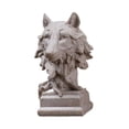thumbnail image 5 of deevoka Animal Sculpture Anniversary Gift Ornament for Living Room Bedroom Bookshelf Wolf, 5 of 9