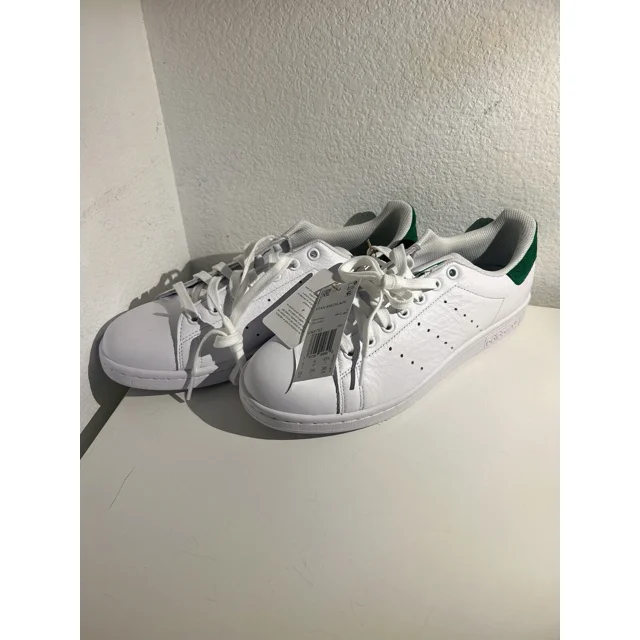 Adi-das Originals Stan Smith White Green Mens Casual Sneakers FX5502 SZ 9.5