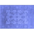 thumbnail image 1 of Ahgly Company Machine Washable Indoor Rectangle Oriental Blue Industrial Area Rugs, 3' x 5', 1 of 4