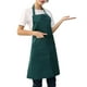 thumbnail image 1 of Delantales para hombres para hombre delantal con bolsillos delanteros PROFESIONAL CUBIERTA MULTICOLOR PROTECCIÓN PARA EL RESTAURANTE BAR Tienda Cafés Newish Green 2 piezas Advancent HA012094-09, 1 of 6