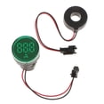 thumbnail image 2 of Pantalla Amperímetro Amperímetro 0.86 pulgadas Orificio de montaje LED Digital 0-100A Medidor de medición de corriente con inductor mutuo + Sharpla Amperímetro de pantalla digital, 2 of 8