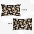 thumbnail image 4 of Fotbe Flower Fox Pillow Cases - Envelope Closure - Luxury, Extra Soft, Cooling Pillow Covers - Wrinkle, Fade, Stain Resistant-14"x20", 4 of 8
