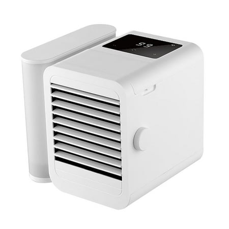 

Touching Screen Desktop Air Conditioner 3-In-1 Air Cooling Fan Water Cooler For Home Office