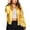 Golden Yellow, variant on Weardear Women's Bomber Jacket Lightweight Striped Zip Up Casual Windbreaker with Pockets