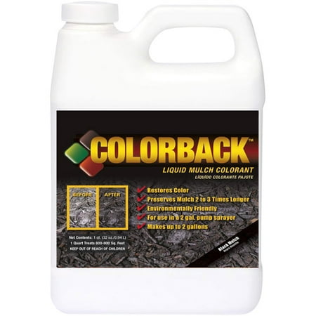 Colorback Liquid Mulch Colorant, 32 oz, Black
