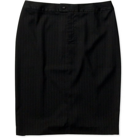 George - George - Women's Pinstripe Pencil Skirt - Walmart.com