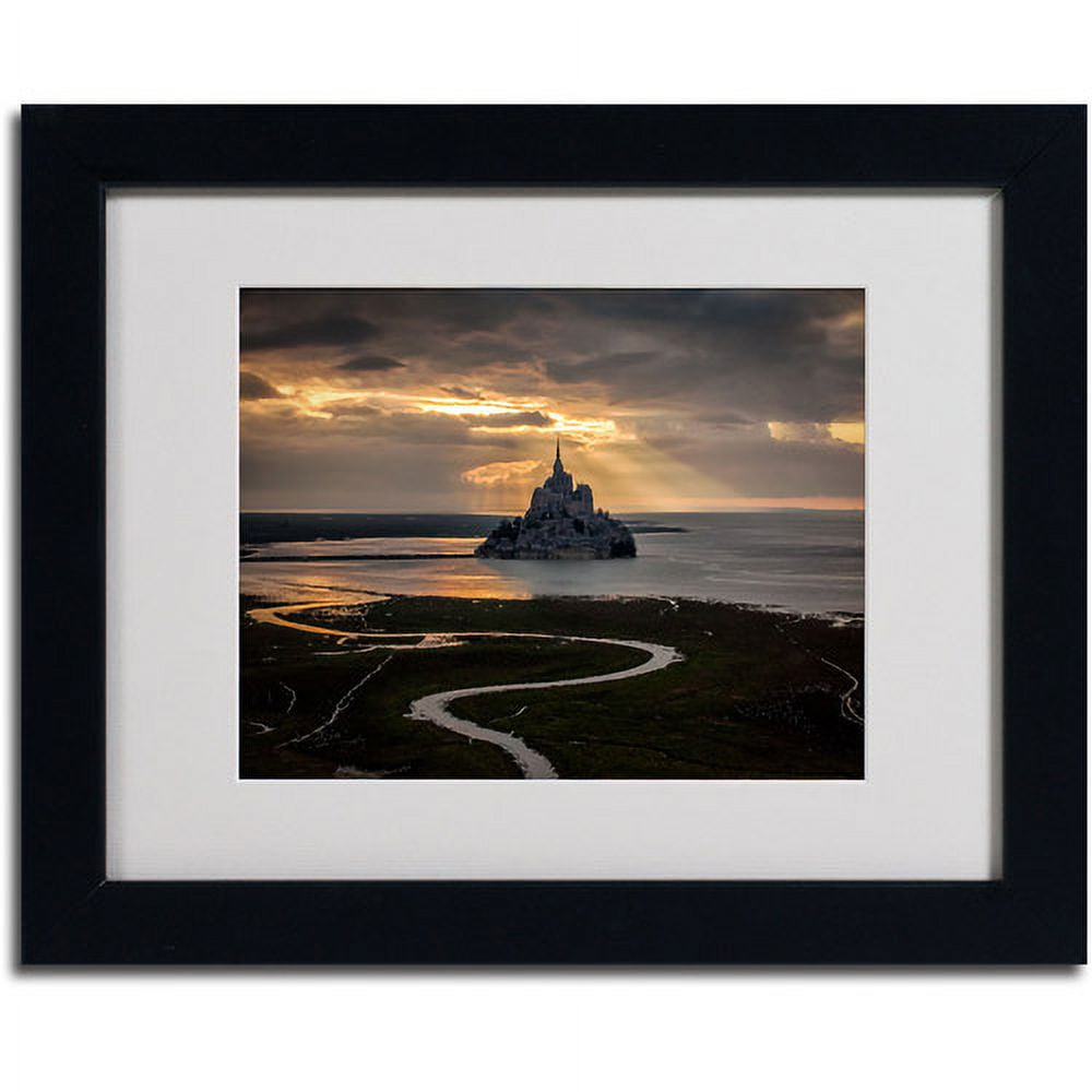 Trademark Fine Art "Welcome to the Hell" Framed Canvas Art by Mathieu Rivrin