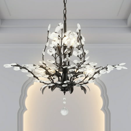 

Diantha 28.5 7-Light Contemporary Bohemian Iron/Acrylic LED Pendant Oil Rubbed Bronze/Clear