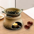 thumbnail image 3 of kurtrusly Ceramic Incense Aroma Burner Essential Wax Oil Diffuser Wave pattern set, 3 of 9