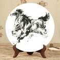 thumbnail image 3 of Ludlz Display Stand Foldable Exquisite Handmade Decorative Plate Stand Holder Picture Frame Display Rack Showcase Supplies, 3 of 7
