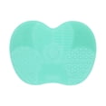 thumbnail image 3 of Almohadilla limpiadora para brochas de maquillaje, herramienta de limpieza con almohadilla de fregado, brocha de maquillaje de silicona Verde, 3 of 9
