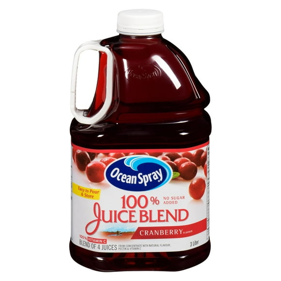 Ocean Spray® 100% Juice Blend Cranberry, 3 L