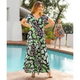thumbnail image 4 of Butterfly V Neck Empire Waist Maxi Dress, 4 of 4