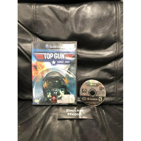 Top Gun Combat Zones Gamecube Item and Box