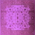 thumbnail image 1 of Ahgly Company Indoor Square Oriental Purple Industrial Area Rugs, 5' Square, 1 of 4