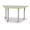 Gray/Key Lime, variant on Trapezoid Activity Tables - 24" X 48", Mobile - Freckled Gray/Coastal Blue/Gray