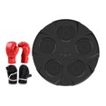 thumbnail image 4 of Máquina de boxeo musical para el hogar, entrenador de boxeo musical con montaje en pared, almohadilla de perforación electrónica inteligente para , Negro, 4 of 8