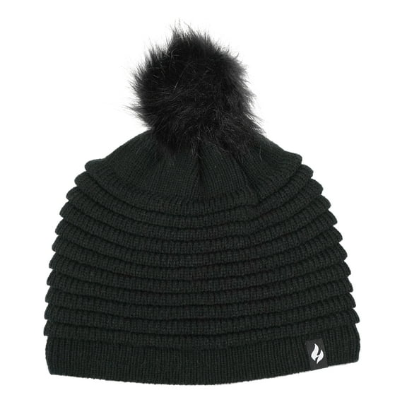 Women's Cannes Ribbed Hat With Pom Pom