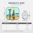 thumbnail image 3 of Honeii African Women in Mountain Landscape (2) Print Foldable Car Sun Shade for Windshield, 2-Piece UV Protection Shade, Protects Car Interior, Ideal for Cars, Trucks, SUVs-Small, 3 of 6